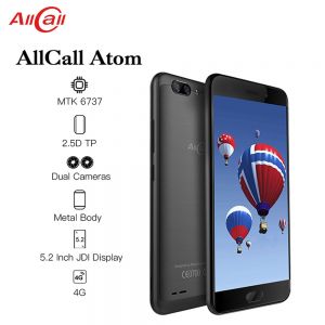 הכי שווים ברשת  דיגיטל-Digital ALLCALL Atom 4G Dual SIM SmartPhone MT6737 Quad-core 2GB RAM 16GB ROM 5.2 Inch TFT IPS 8MP+2MP Daul Rear Cameras 4G Mobile Phone