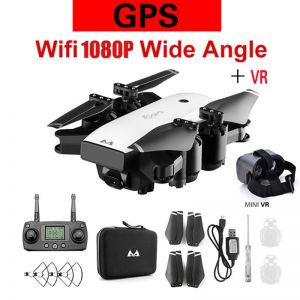 הכי שווים ברשת רחפני צילום S20 Racing Dron with Camera HD 1080P WIFI FPV RC Helicopter Drone Professional Follow Me GPS Foldable Selfie Quadcopter RTF Toys